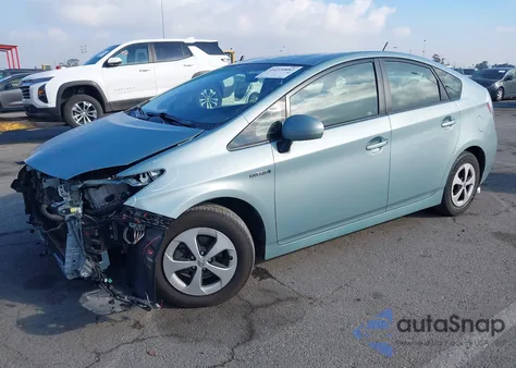 2014 Toyota Prius Three z USA, uszkodzony, nr VIN JTDKN3DUXE1781247